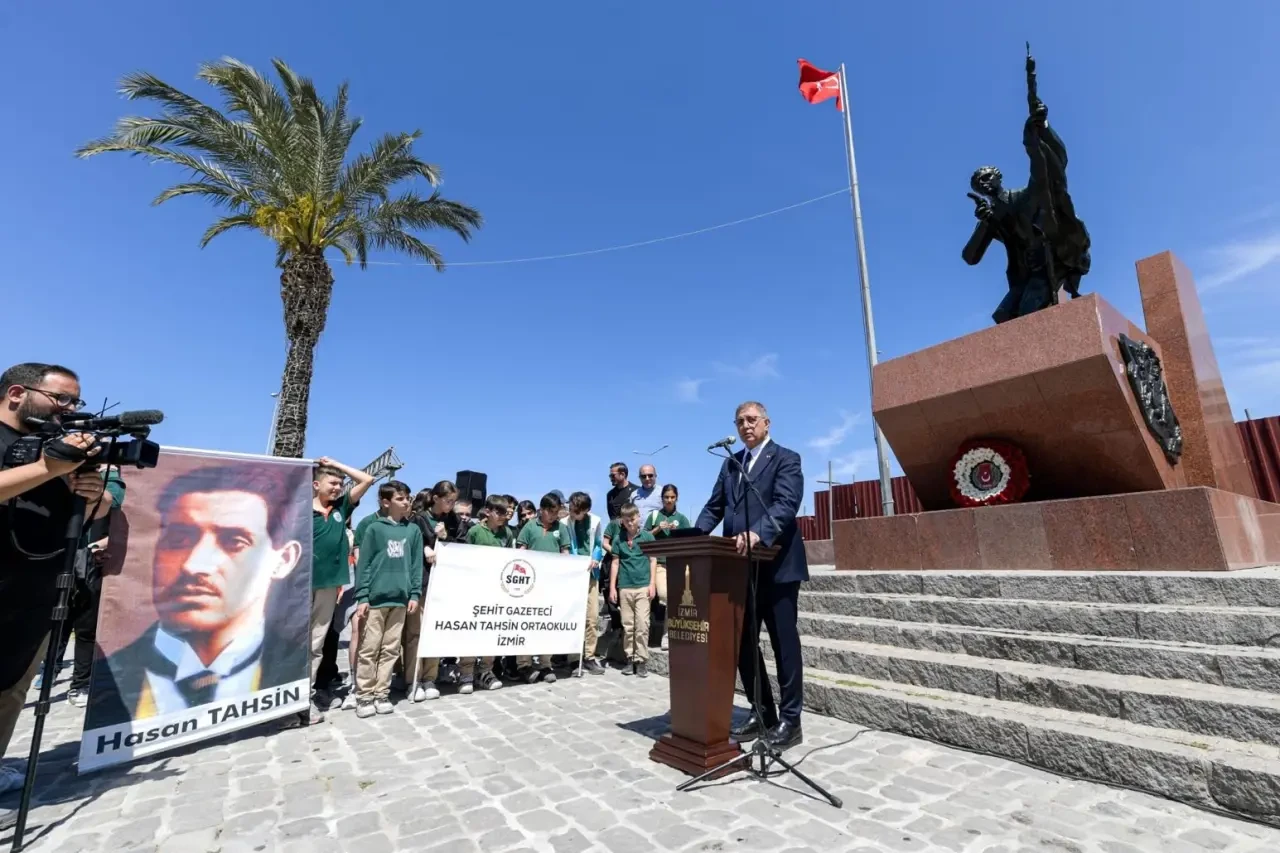 Gazeteci Hasan Tahsin, İzmir’de 106. yılında unutulmadı