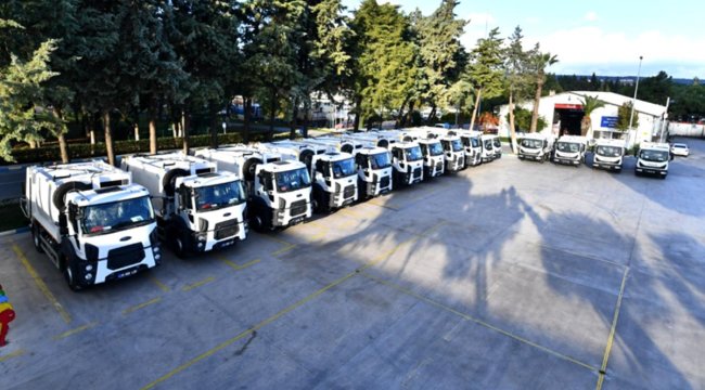 Büyükşehir'den ilçe belediyelerine çöp kamyonu desteği