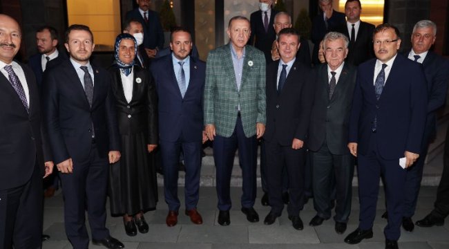 Cumhurbaşkanı Erdoğan, RUMELİSİAD ile bir araya geldi 