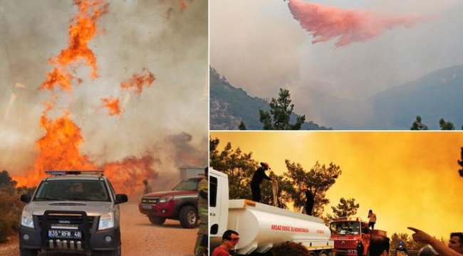 SON DAKİKA | Çeşme'deki yangın kontrol altına alındı! İşte Datça'daki yangında son durum... Binlerce kişi tahliye edildi, askerler nöbet tutuyor