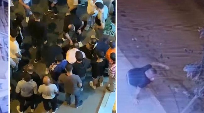 İstanbul'da dehşet anları: Saldırıda vurulan adam yere yığıldı