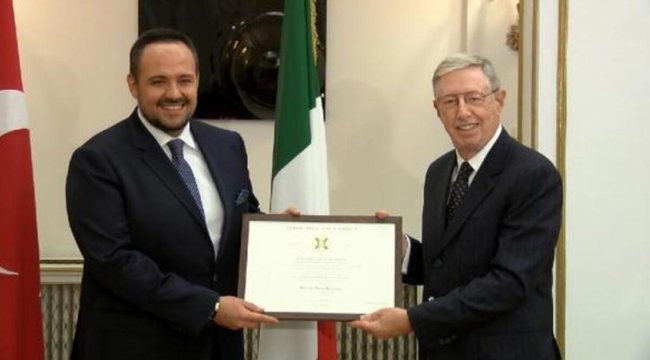 Murat Karahan'a büyük onur: İtalya Devlet Nişanı'na layık görüldü