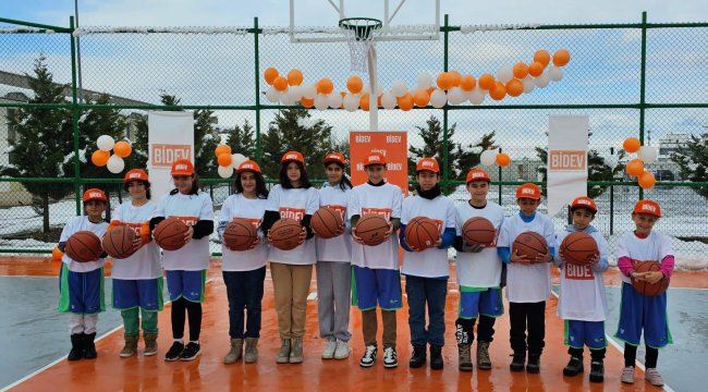 BİDEV, Malatya'da basketbol sahası açtı