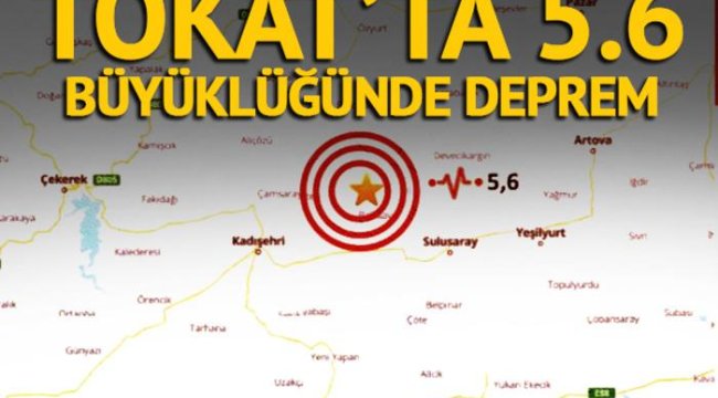 Tokat'ta 5.6 büyüklüğünde deprem! Samsun, Sivas, Kayseri, Çorum'da da hissedildi: Peş peşe açıklamalar, ilk görüntüler geldi: 'Bazı köy evleri yıkıldı' (AFAD-Kandilli son depremler)